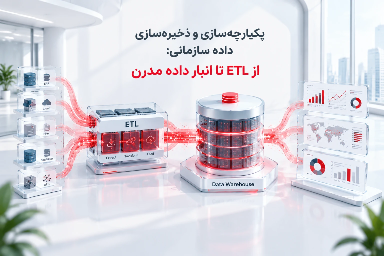 یکپارچه‌سازی و ذخیره‌سازی داده سازمانی: از ETL تا انبار داده مدرن