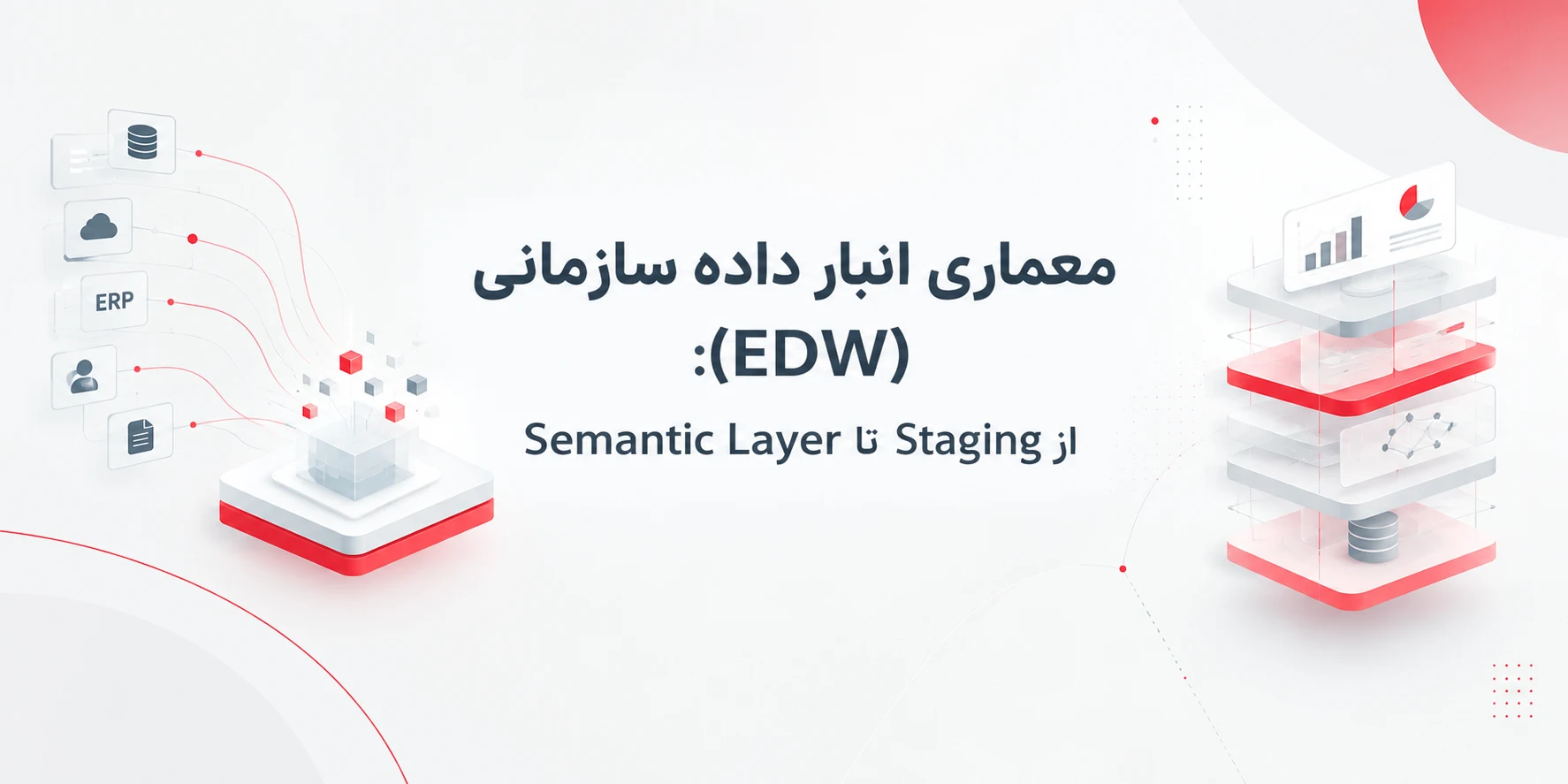 معماری انبار داده سازمانی (EDW): از Staging تا Semantic Layer